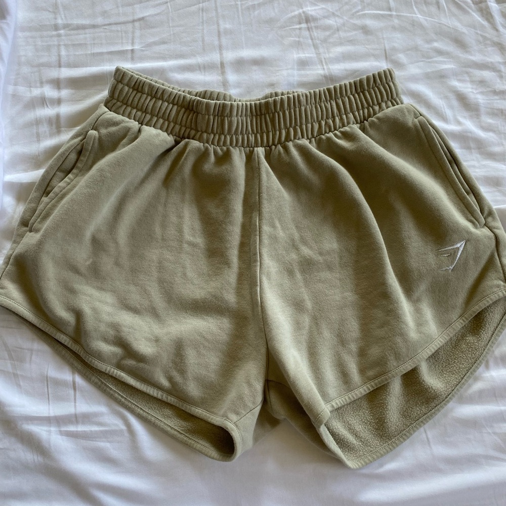 Tan Gymshark Shorts